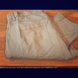 Men’s khaki colored chinos